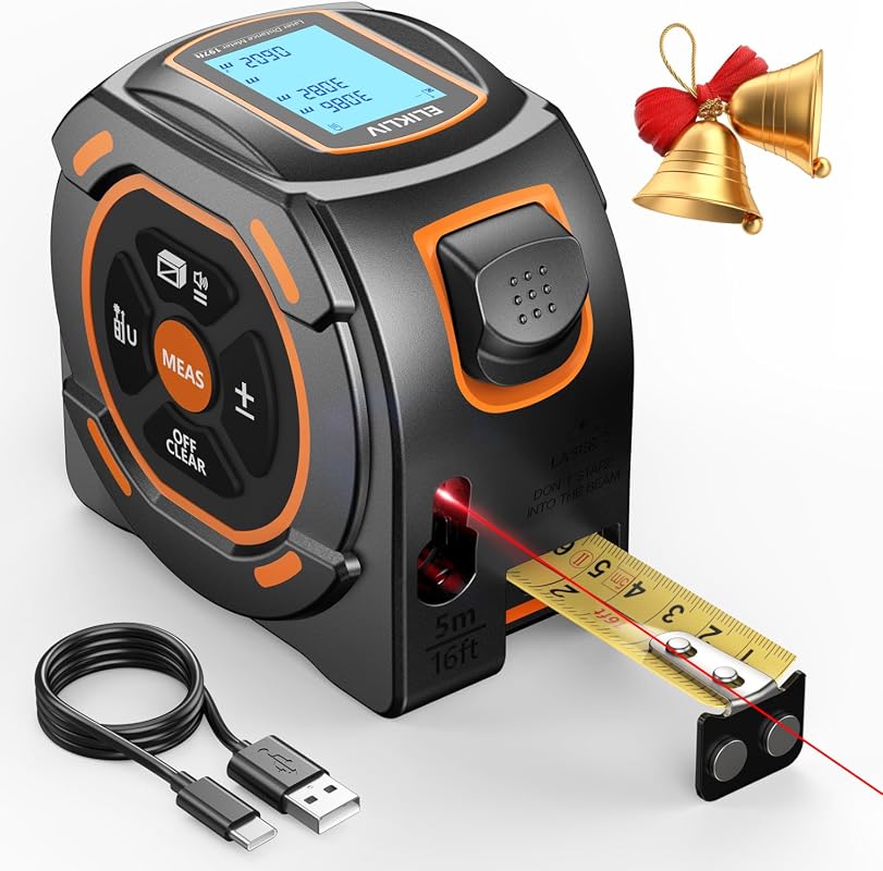 2-in-1 Laser Tape Measure