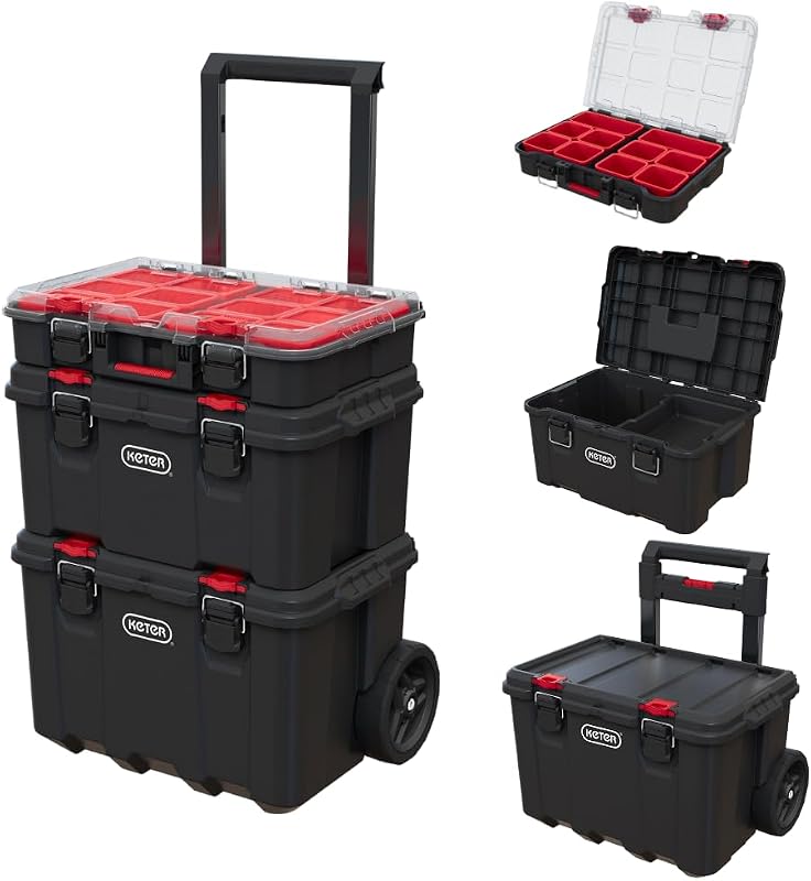 Keter Stack N Rolling Tool Box