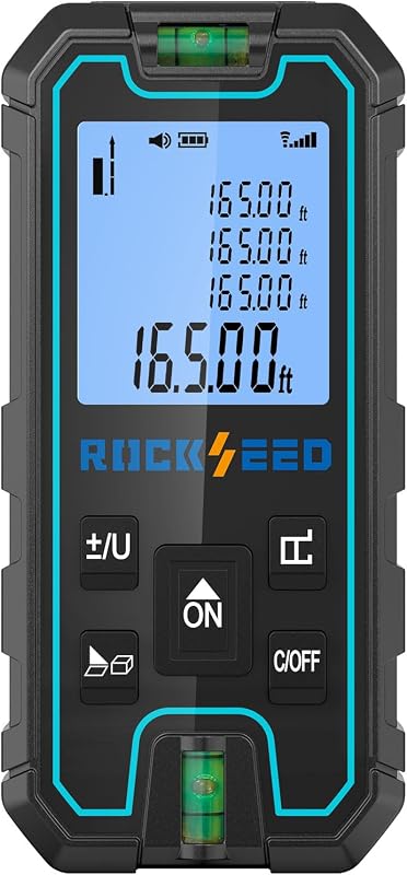 RockSeed 165 Feet Portable Laser Measuring Tool