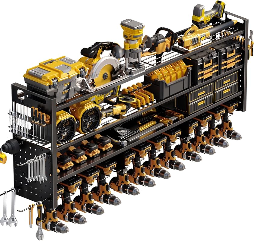 Large 4-Tier Power Tool Organizer