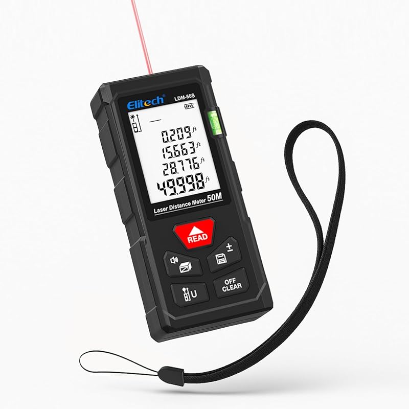 Elitech 165ft Laser Distance Meter
