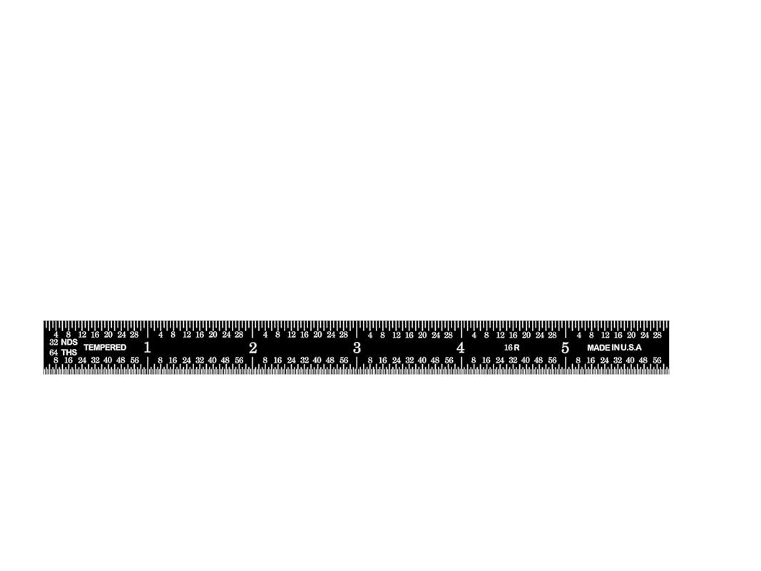 PEC Tools 6-Inch Metal Ruler