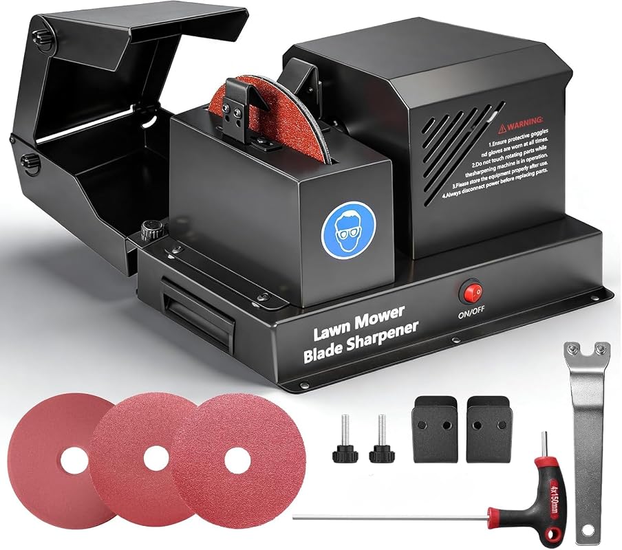 7-Inch Lawn Mower Blade Sharpener