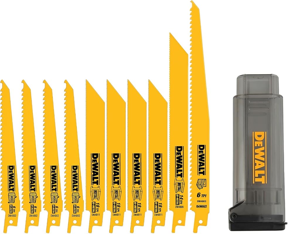DEWALT Reciprocating Saw Blade Set