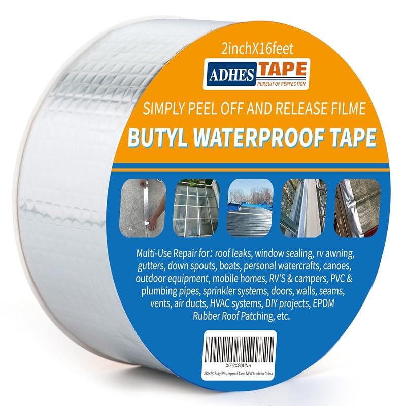 ADHES Waterproof Upgrade Butyl Tape for RV Repair, Roof Leaks, and Sea