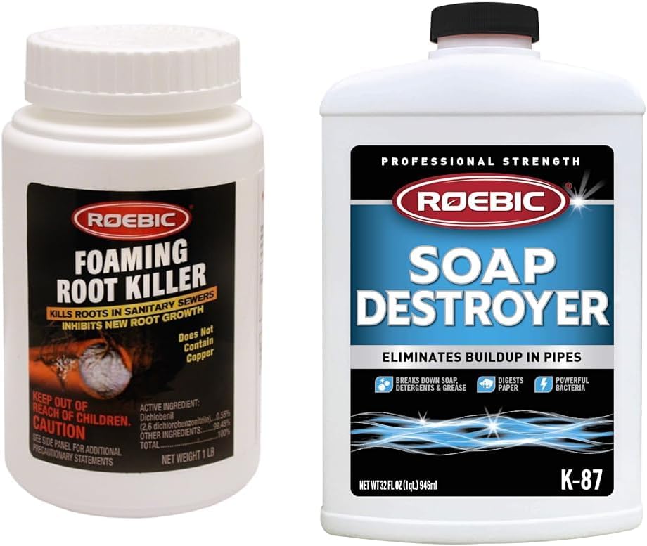 Roebic Foaming Root Killer and Grease Paper Digester Bacteria Treatment