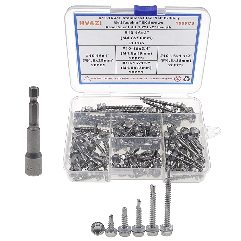 410 Stainless TEK Screws Kit