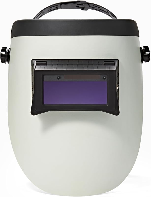 Lightweight Auto Darkening Welding Helmet Featuring Flip Up Lens and V