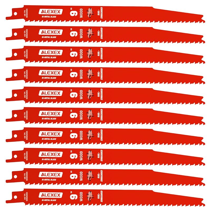 9-Inch Bi-Metal Reciprocating Saw Blades