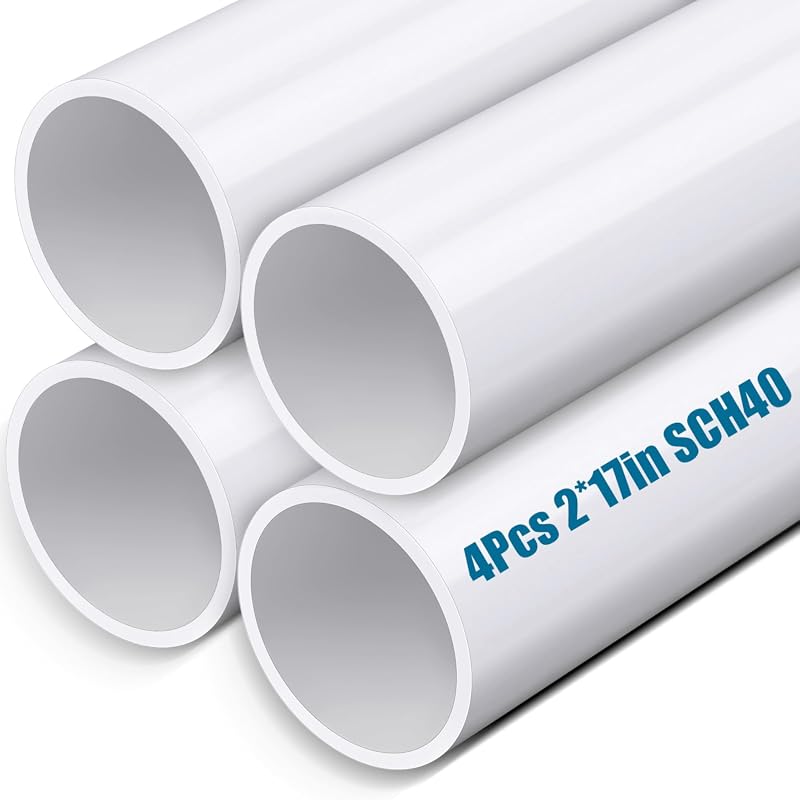 4 Pack 2 Inch Schedule 40 PVC Pipe
