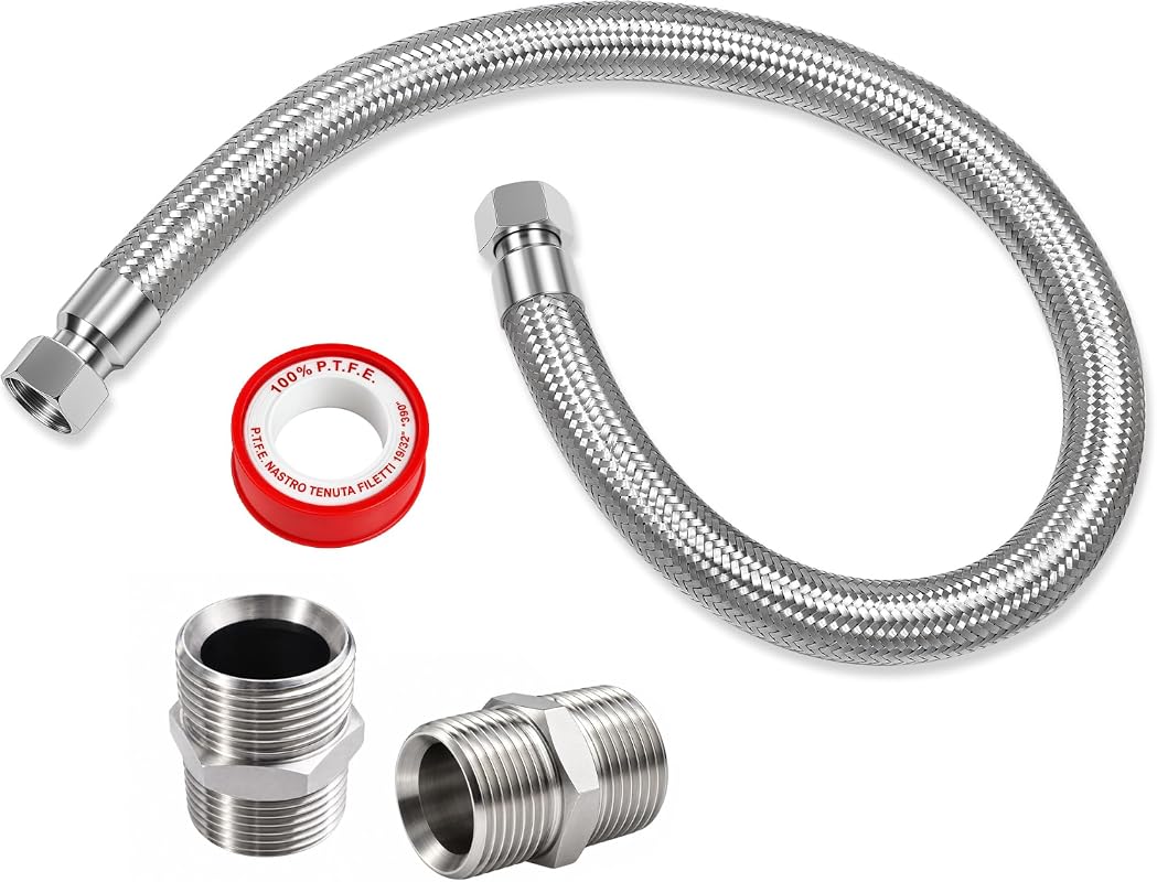 Heavy-Duty 3/4 NPT x 40 Inch Air Compressor Jumper Hose with G3/4 Swiv