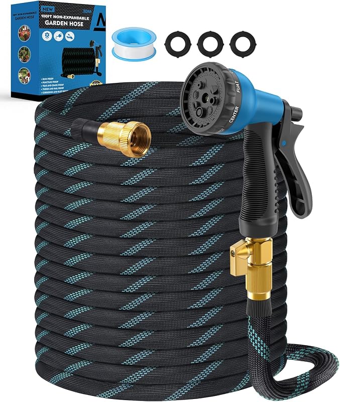 100ft Non-Expandable Garden Hose