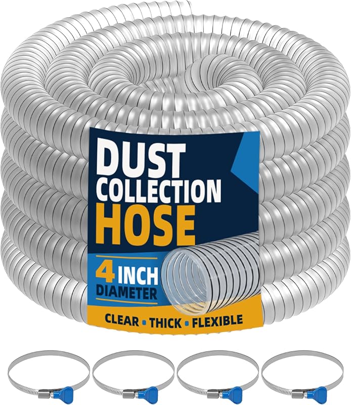 4 Inch by 50 Foot Dust Collection Hose