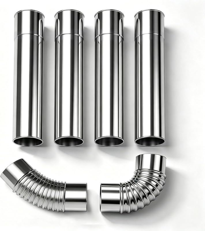 2.36-Inch Camping Stove Pipe Kit